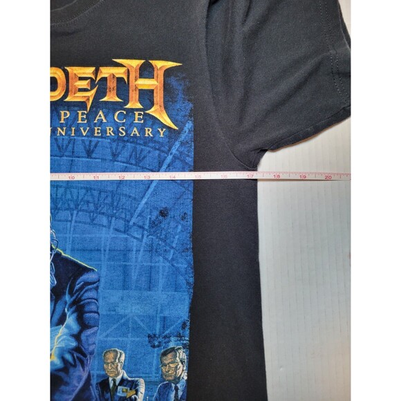 Y2K MEGADETH 2010 T SHIRT SIZE SMALL RUST IN PEACE 20TH ANNIVERSARY DOUBLE SIDED - Picture 10 of 11